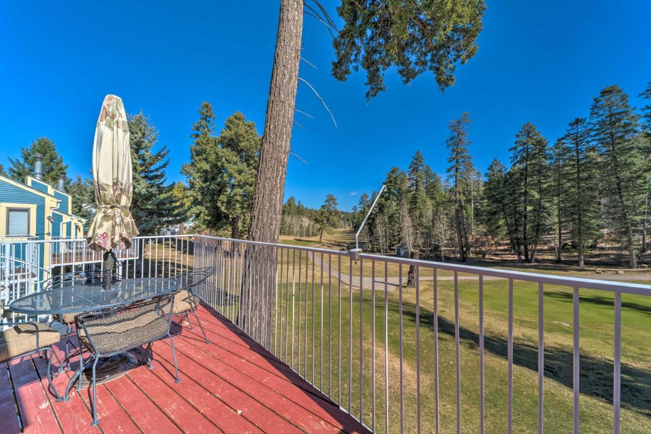 Cloudcroft Townhome With Deck - 1 Mi To Burro Ave! Exterior foto